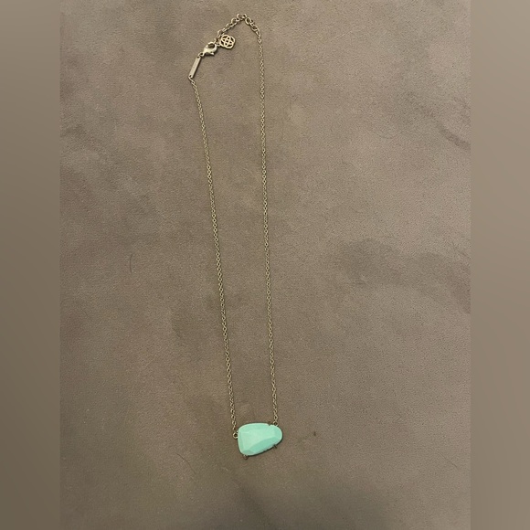 KENDRA SCOTT 'Isla' 14k Gold Plated Magnesite Pendant Necklace - Picture 6 of 7